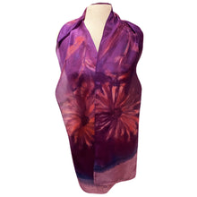 Load image into Gallery viewer, Purple Silk Scarf
