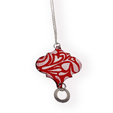 Load image into Gallery viewer, Red Moroccan Dangle Necklace
