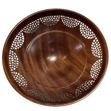 Load image into Gallery viewer, Pierced Sapele Bowl
