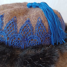 Load image into Gallery viewer, Brown Suleyman Hat With Faux Fur Cuff
